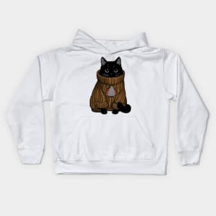 Cozy Turkey Sweater Cat Kids Hoodie